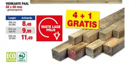 Hubo VIERKANTE PAAL 68 x 68 mm aanbieding
