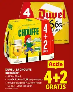 Lidl Blond bier aanbieding