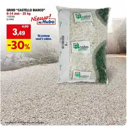 Hubo GRIND “CASTELLO BIANCO” 6-14 mm - 25 kg aanbieding