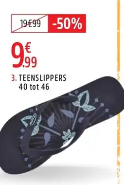 Intersport Teenslippers aanbieding