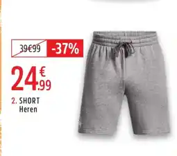 Intersport short heren aanbieding