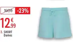 Intersport Short dames aanbieding