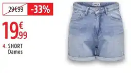 Intersport Short dames aanbieding