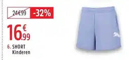Intersport short kinderen aanbieding