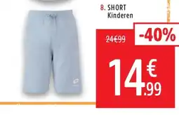 Intersport Short kinderen aanbieding