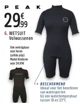 Intersport Wetsuit volwassenen aanbieding