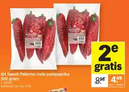 Albert Heijn AH Sweet Palermo rode puntpaprika aanbieding