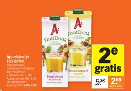 Albert Heijn Appelsientje Fruit drink aanbieding