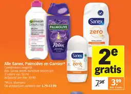 Albert Heijn Alle Sanex Palmolive en Garnier aanbieding