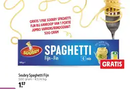 Jumbo Soubry Spaghetti Fijn aanbieding