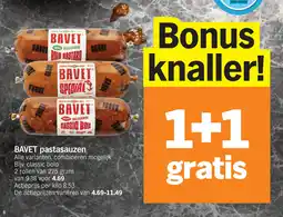 Albert Heijn BAVET pastasauzen aanbieding