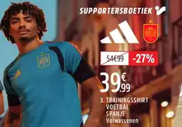 Intersport Trainingsshirt voetbal spanje aanbieding