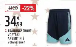 Intersport Trainingsshort voetbal aanbieding