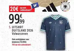 Intersport Uitshirt duitsland 2026 aanbieding