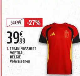 Intersport Trainings shirt voetbal aanbieding