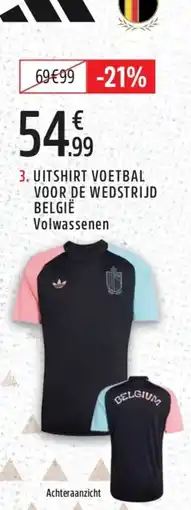 Intersport Uitshirt voetbal voor de wedstrijd aanbieding