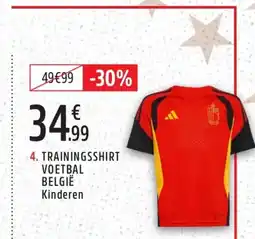 Intersport Trainings shirt voetbal aanbieding