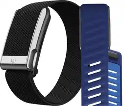 Coolblue WHOOP MG Life Noir Abonnement 1 An + WHOOP MG SportFlex Bracelet Bleu aanbieding
