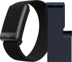 Coolblue WHOOP 5.0 Peak Noir Abonnement 1 An + WHOOP 5.0 Superknit Luxe Bracelet Bleu Foncé aanbieding