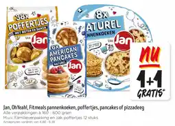 Jumbo Jan, Oh Yeah!, Fitmeals pannenkoeken, poffertjes, pancakes of pizzadeeg aanbieding