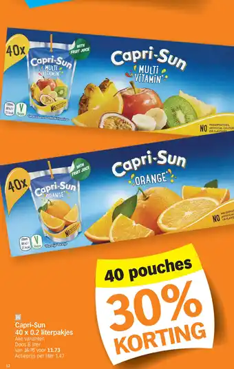 Albert Heijn Capri-Sun aanbieding