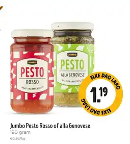 Jumbo Jumbo Pesto Rosso of alla Genovese aanbieding