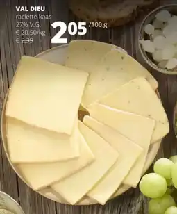 Spar Val Dieu Raclette Kaas 27% V.G. aanbieding