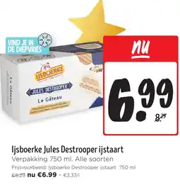 Jumbo Ijsboerke jules destrooper ijstaart aanbieding