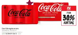 Jumbo Coca-Cola regular en zero aanbieding