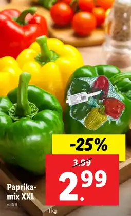 Lidl Paprikamix XXL aanbieding