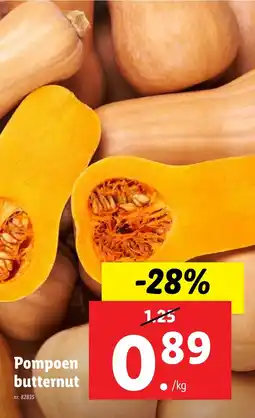 Lidl Pompoen Butternut aanbieding