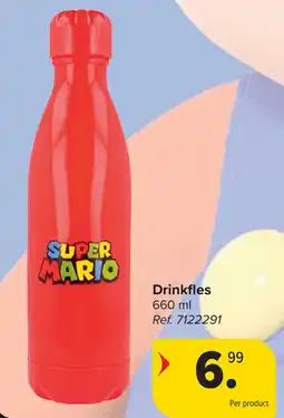 Carrefour Super Mario Drinkfles aanbieding