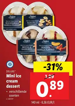 Lidl Deluxe Mini Ice Cream Dessert aanbieding