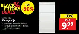 Lidl Livarno Home Vouwgordijn aanbieding