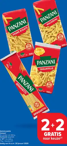 Carrefour Panzani Gamma pasta aanbieding