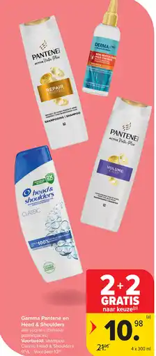 Carrefour Gamma Pantene en Head & Shoulders aanbieding