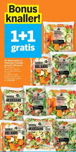 Albert Heijn AH Mexicaanse en Hollandse Roerbakgroente aanbieding