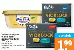Albert Heijn Vioblock of Blue Band Plantaardige Boter aanbieding