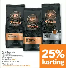 Albert Heijn Perla Superiore aanbieding