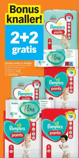Albert Heijn Pampers Pants en Doekjes aanbieding