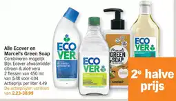 Albert Heijn Alle Ecover en Marcel's Green Soap aanbieding