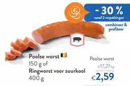 OKay Poolse worst Ringworst voor zuurkool aanbieding