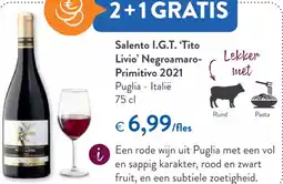 OKay Salento I.G.T. 'Tito Livio' Negroamaro- Primitivo 2021 aanbieding