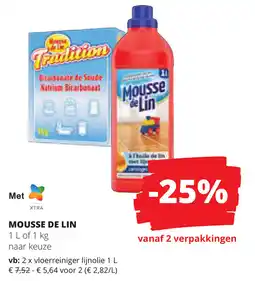 Spar Mousse de lin aanbieding