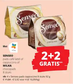 Spar Senseo of Milka aanbieding