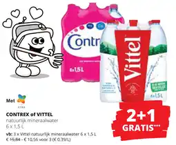 Spar Contrex of Vittel aanbieding