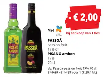 Spar Passoã of Pisang Ambon aanbieding