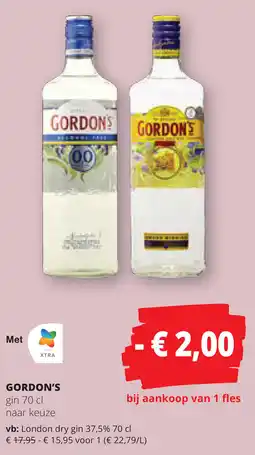 Spar Gordon's Gin aanbieding