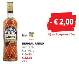 Spar Brugal Añejo Rum 38% aanbieding