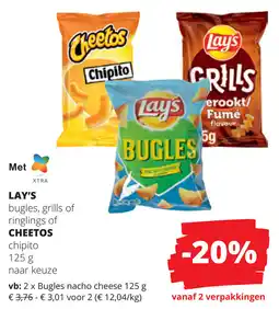 Spar Lay's of Cheetos aanbieding